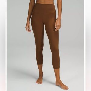 NWT lululemon ribbed align cropped 23 in pant